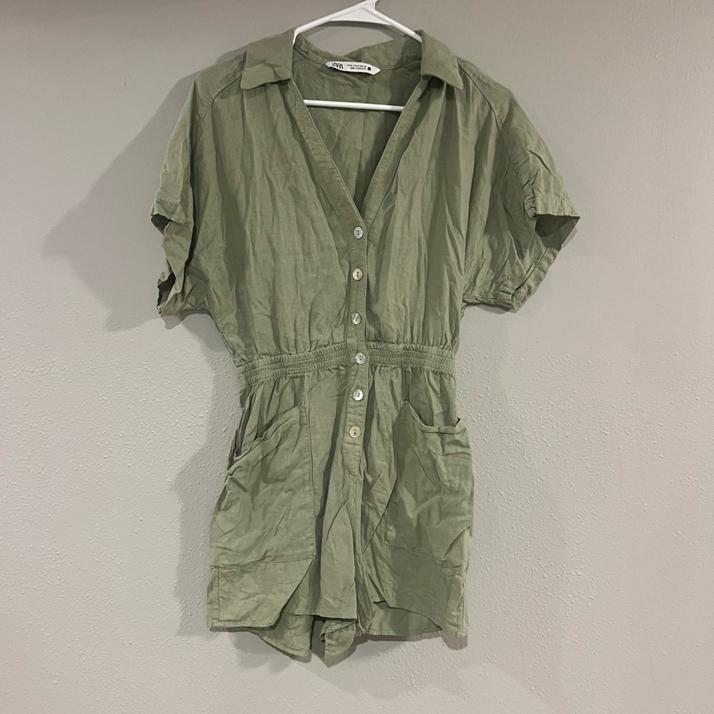 Zara Green Romper